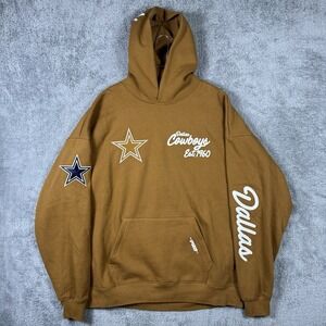 Dallas Cowboys Hoodie Men XL Pro Standard Stitched Sweatshirt Heavy Salute